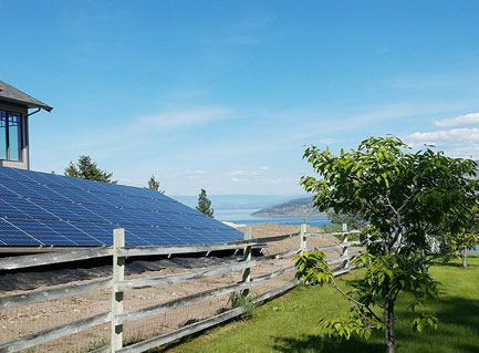 L'ultima consegna di pannelli solari